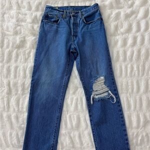 Levi's Blue Straight Leg Women's Jeans